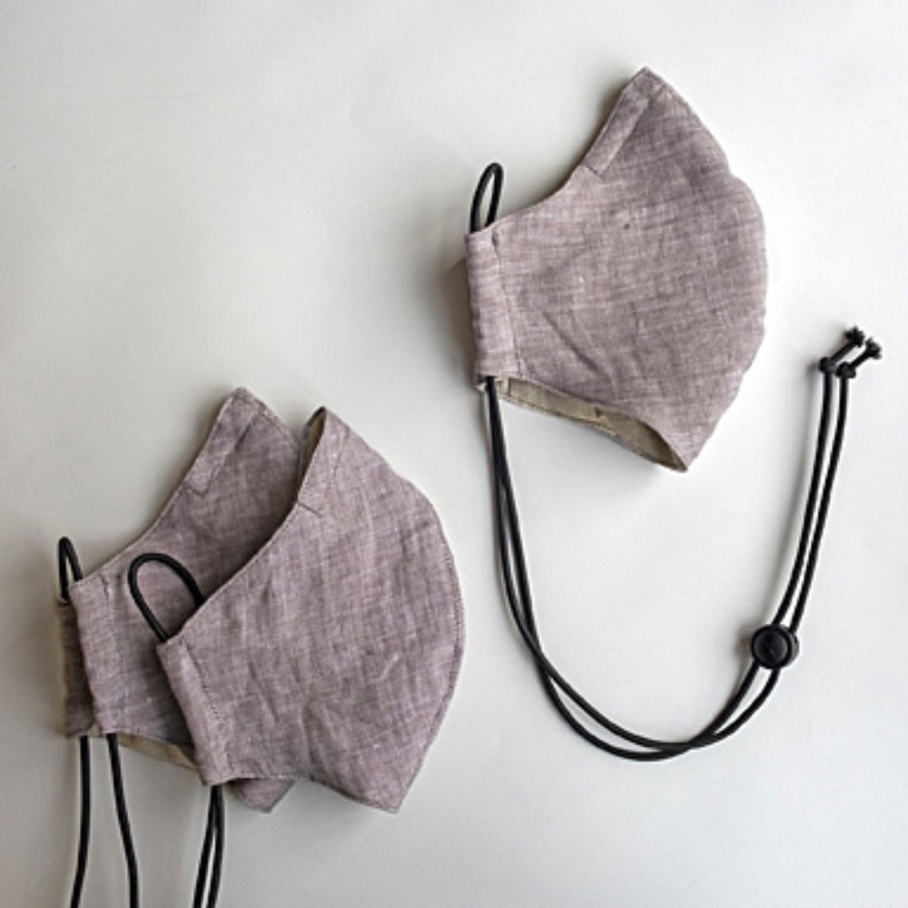 Simons Maison × Confetti Mill⎜Linen Face Masks w/ Filter Pocket & Nose Bridge